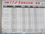 力帆720南宁开天4S店上市 售价7.58-7.98万元
