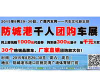2015广西汽车网（防城港）千人团购车展